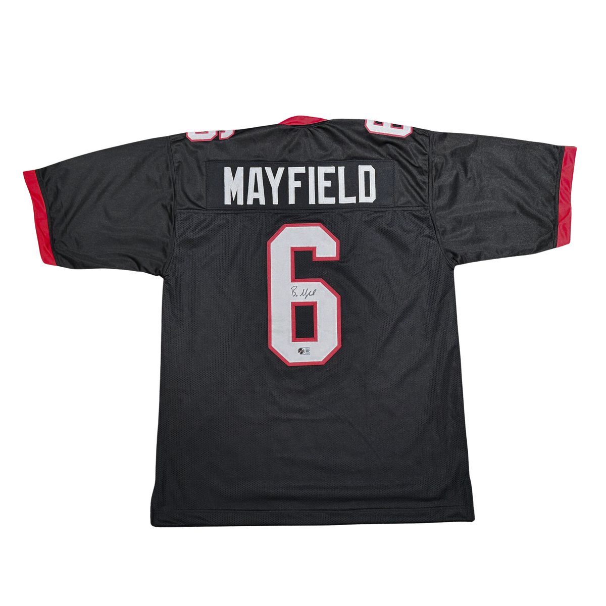 Baker Mayfield Signed Custom Pro-Style Black Jersey