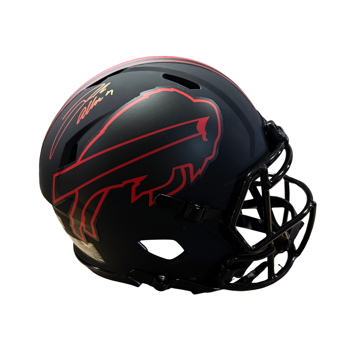 Josh Allen Signed Buffalo Bills Full Size Eclipse Speed Authentic Helmet