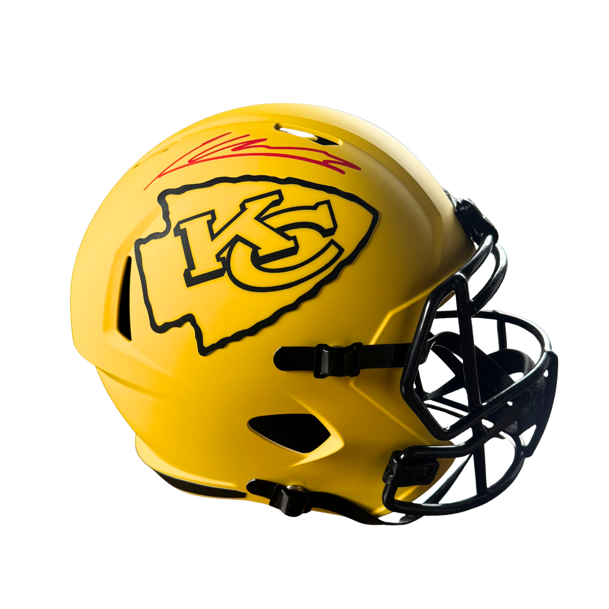 Kenneth Walker Signed Kansas City Chiefs Full Size Rave Speed Replica Helmet