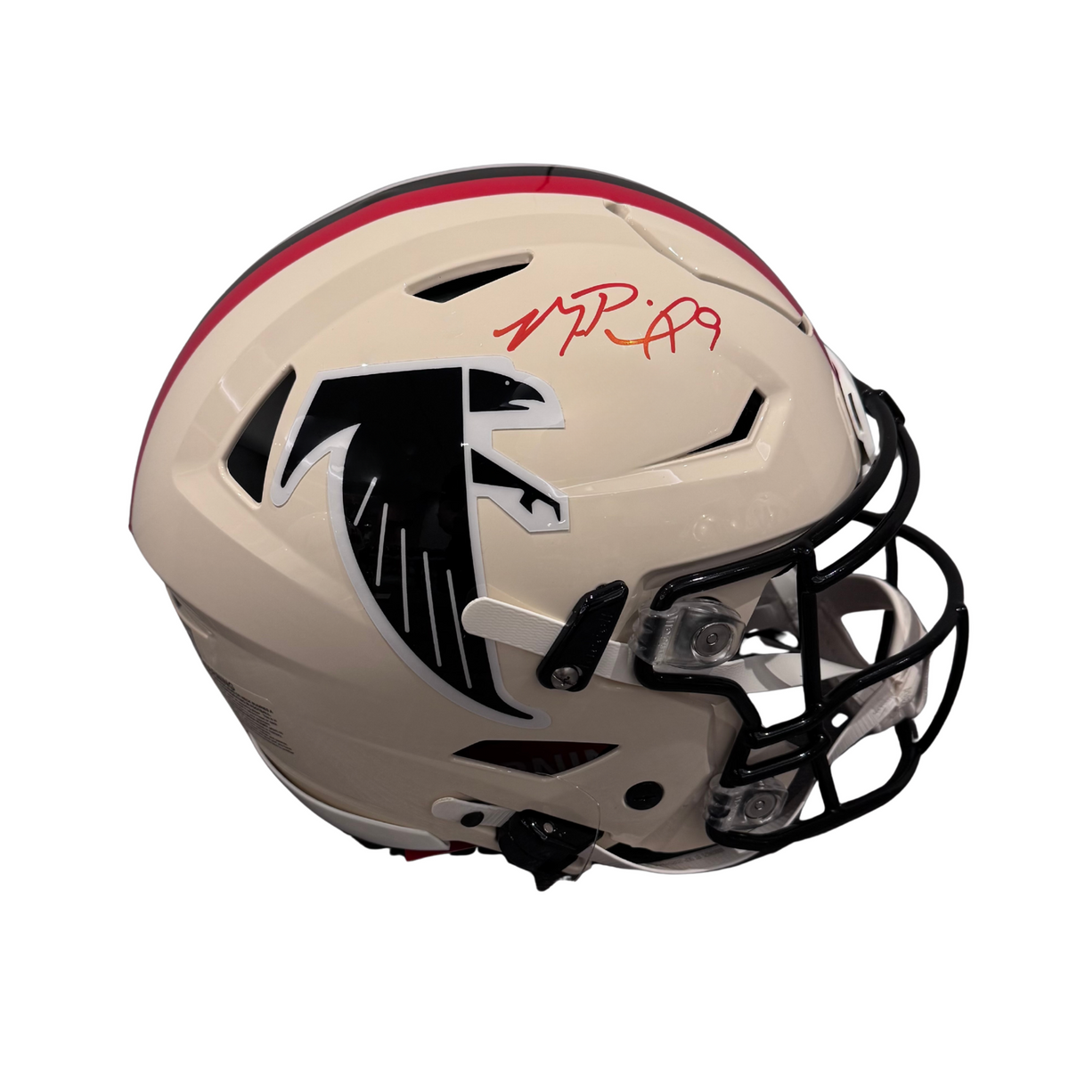 Michael Penix Jr. Signed Atlanta Falcons Full Size Retro Authentic SpeedFlex Helmet