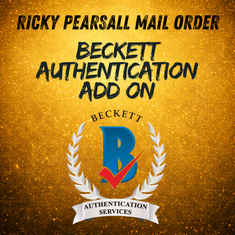 MAIL-ORDER: Ricky Pearsall Authentication Add-On