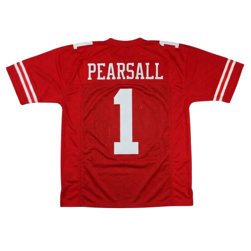 PRE-SALE: Ricky Pearsall Signed Custom Pro-Style Red Home Jersey