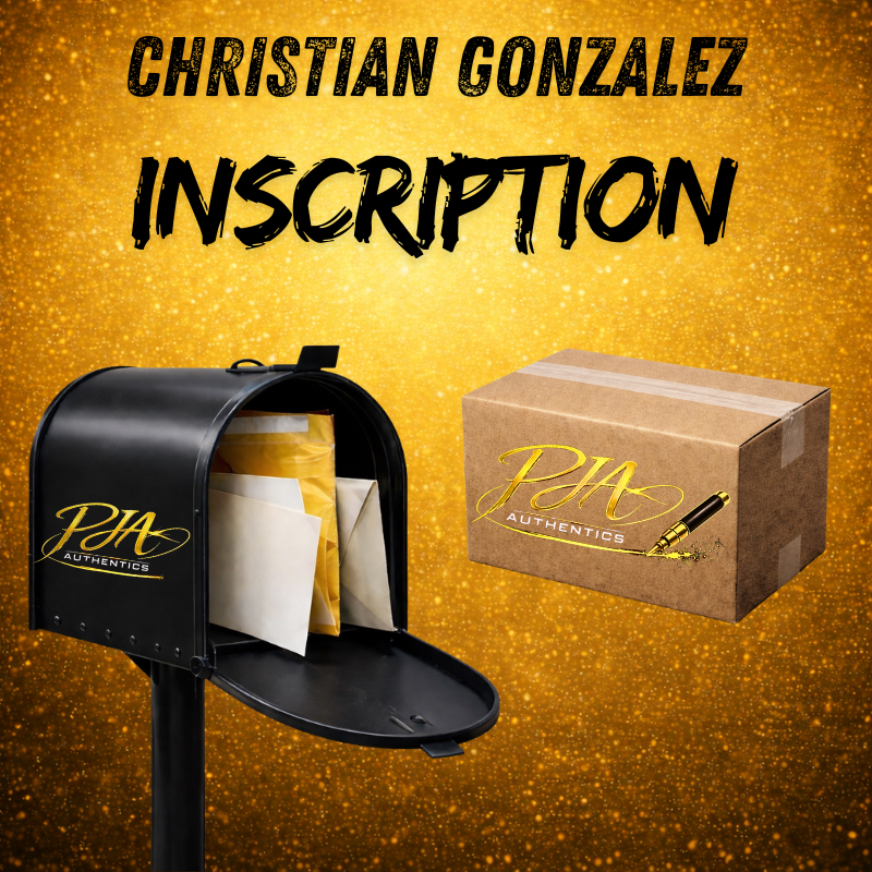 MAIL-ORDER: Christian Gonzalez Inscription Add-On