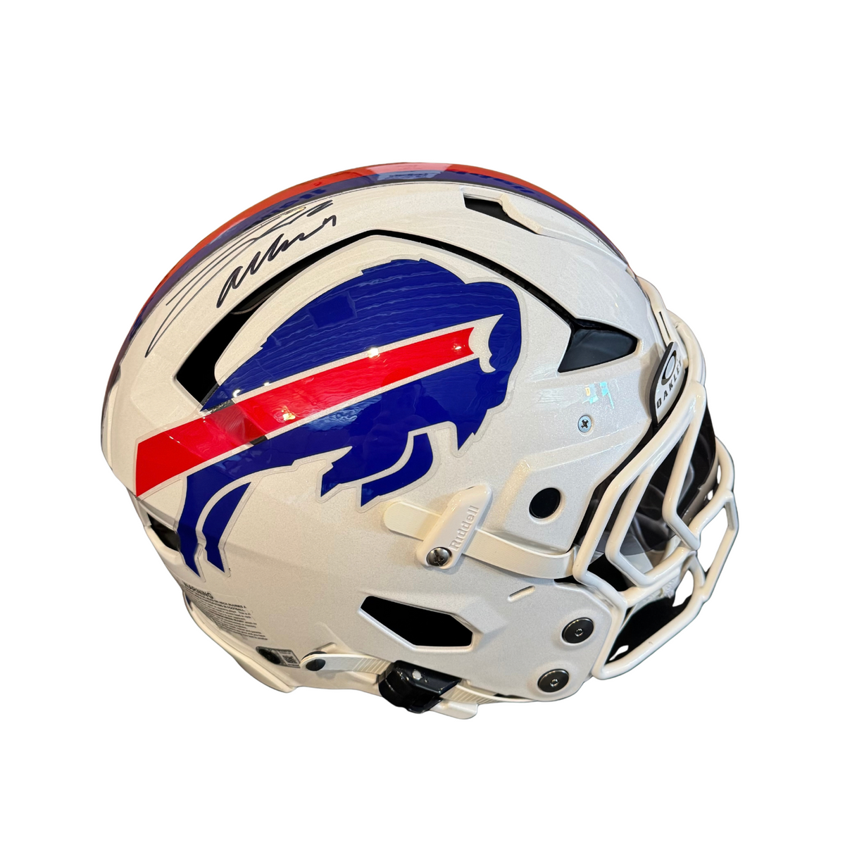 Josh Allen Signed Buffalo Bills Full Size 2021 Speed Authentic Axiom Helmet