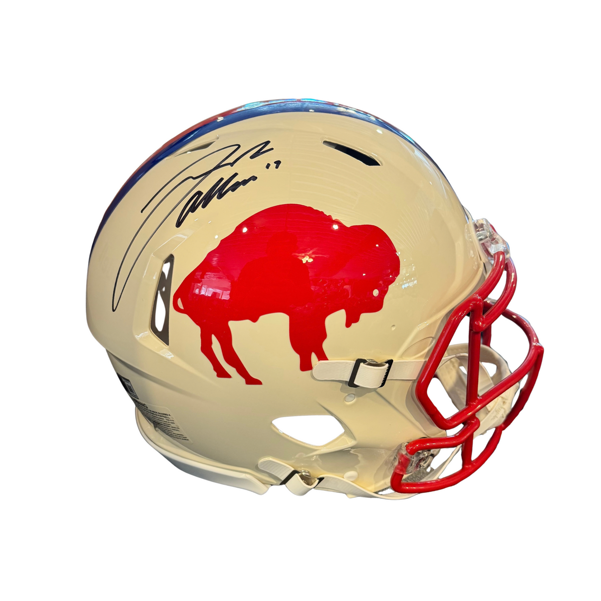 Josh Allen Signed Buffalo Bills Full Size Retro Speed Authentic Helmet