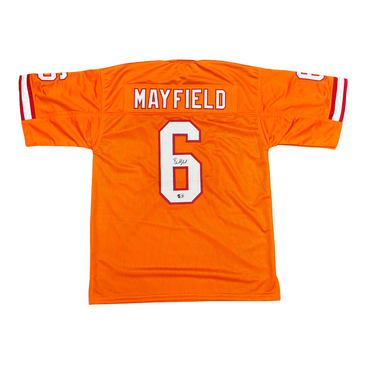 Baker Mayfield Signed Custom Pro-Style Orange Jersey