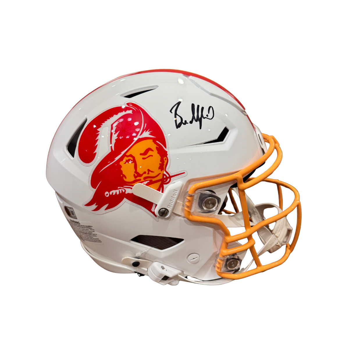 Baker Mayfield Signed Tampa Bay Buccaneers Full Size White Alternate Authentic Speed Flex Helmet