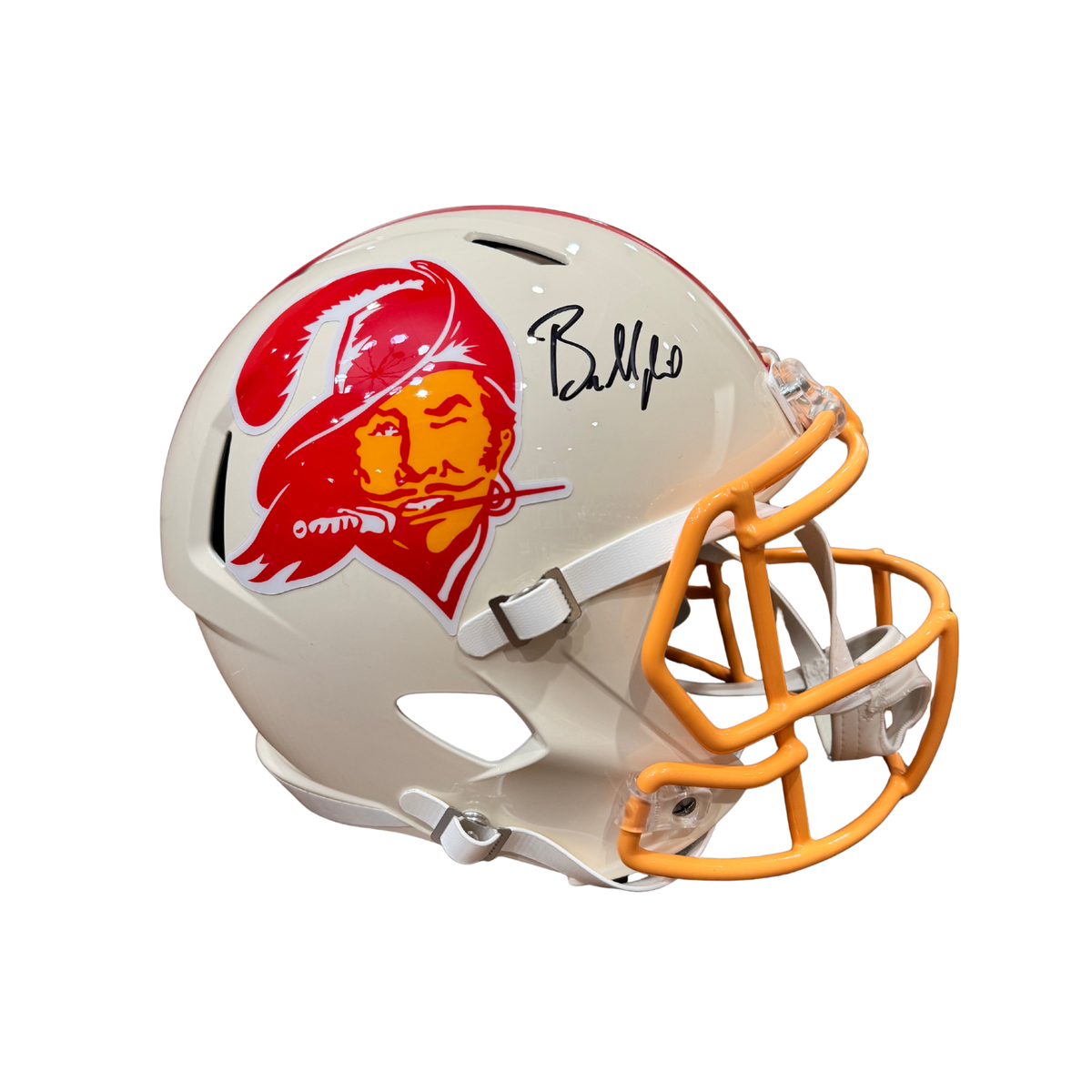 Baker Mayfield Signed Tampa Bay Buccaneers Full Size Retro Speed Replica Helmet