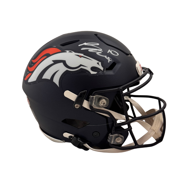 Bo Nix Signed Denver Broncos Full Size Authentic SpeedFlex Helmet
