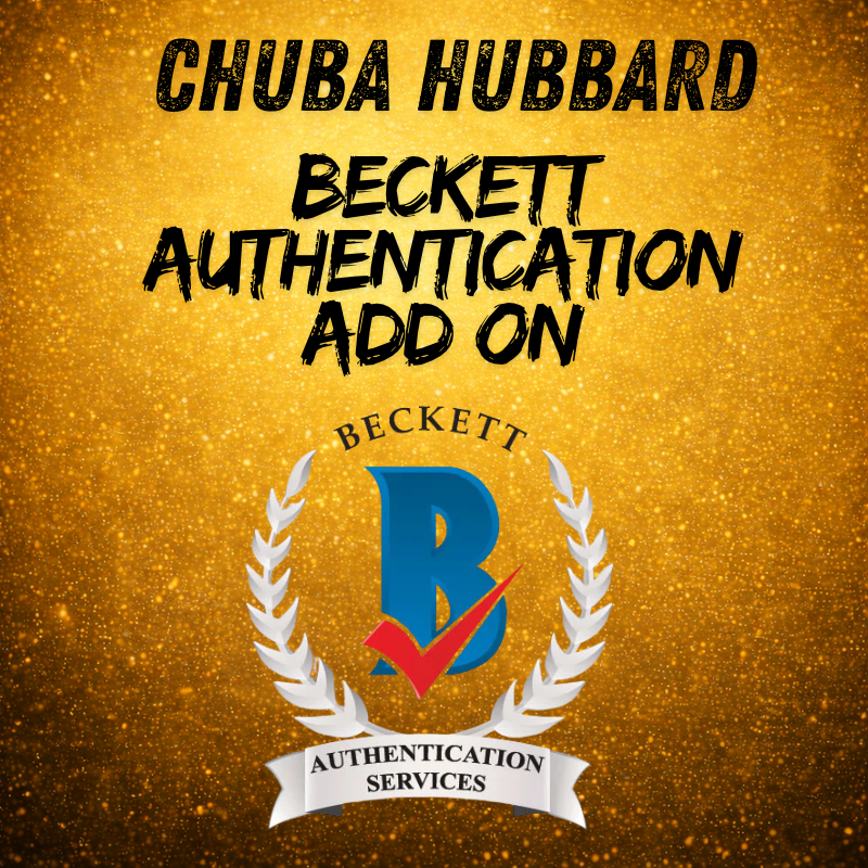 MAIL-ORDER: Chuba Hubbard Authentication Add-On