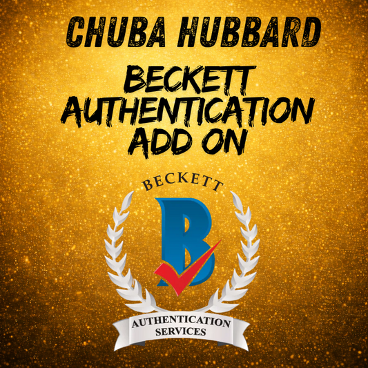 MAIL-ORDER: Chuba Hubbard Authentication Add-On