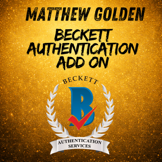 MAIL-ORDER: Matthew Golden Authentication Add-On