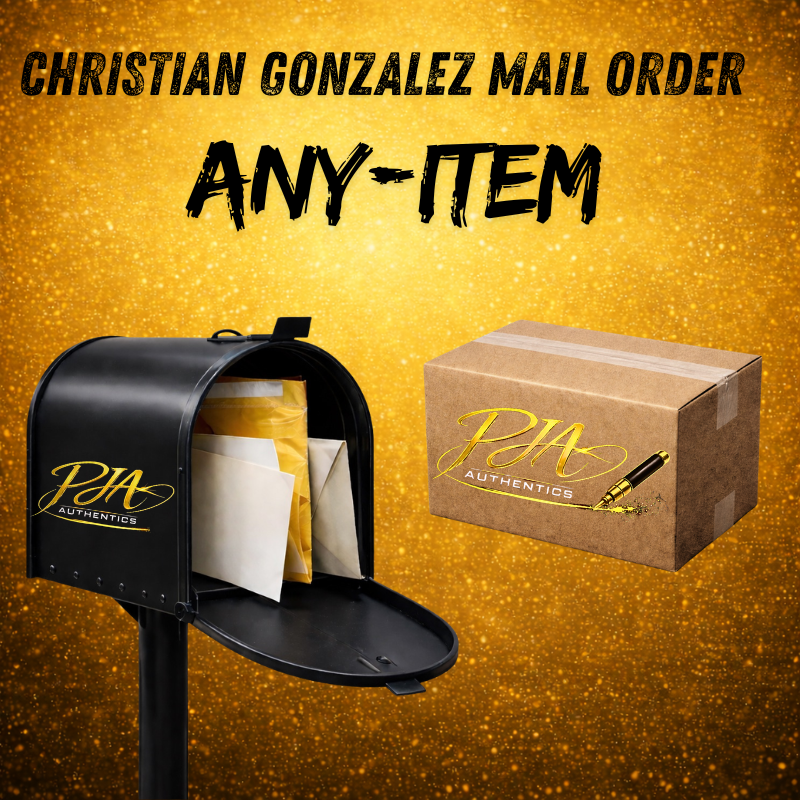 MAIL-Order: Christian Gonzalez Signed ANY Item