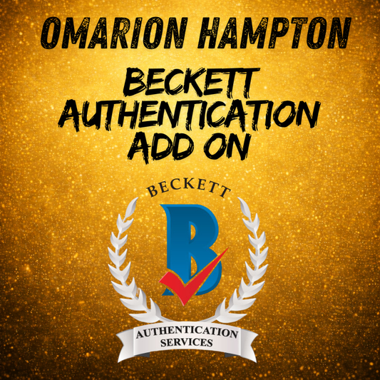 MAIL-ORDER: Omarion Hampton Authentication Add-On