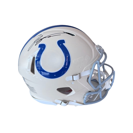 Jonathan Taylor Signed Indianapolis Colts Full Size Retro Speed Authentic Helmet