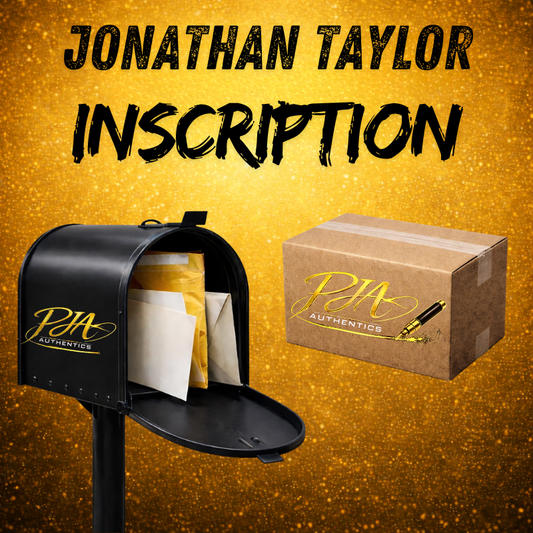 MAIL-ORDER: Jonathan Taylor Inscription Add-On