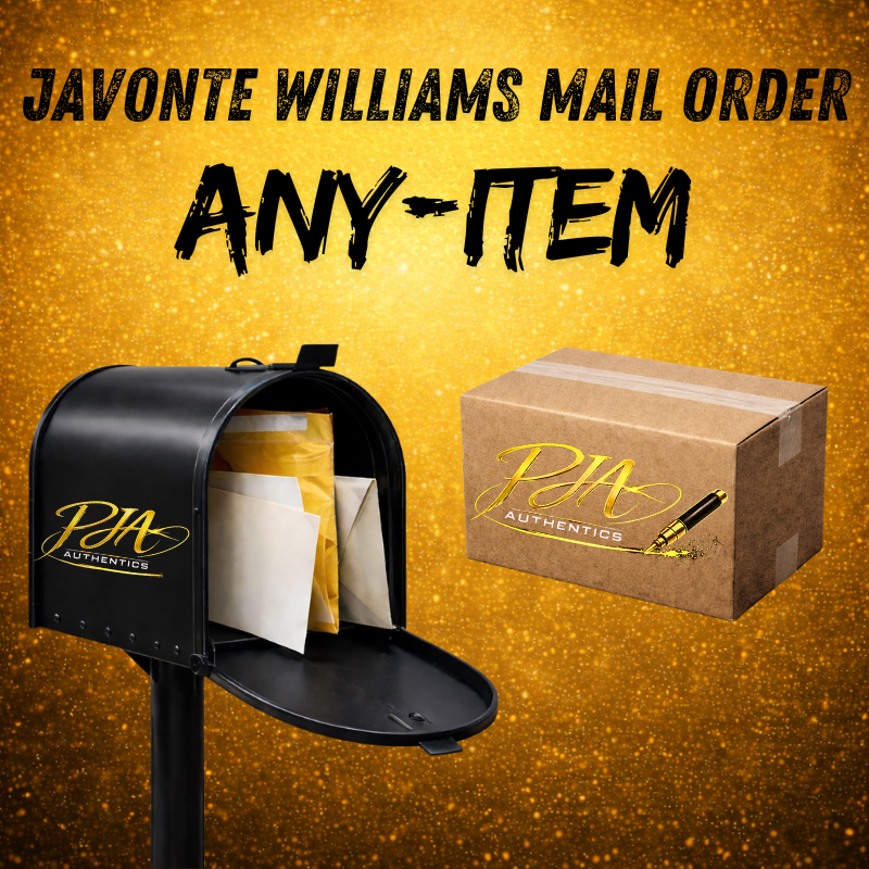MAIL-Order: Javonte Williams Signed ANY Item