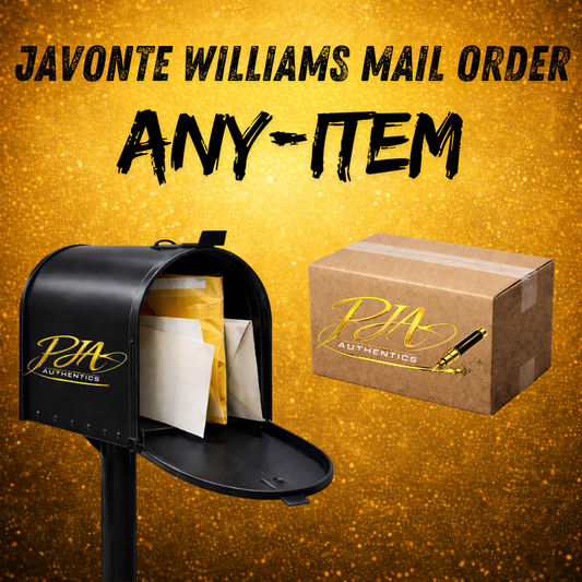 MAIL-Order: Javonte Williams Signed ANY Item