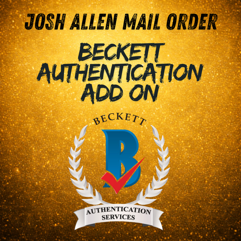 MAIL-ORDER: Josh Allen Authentication Add-On