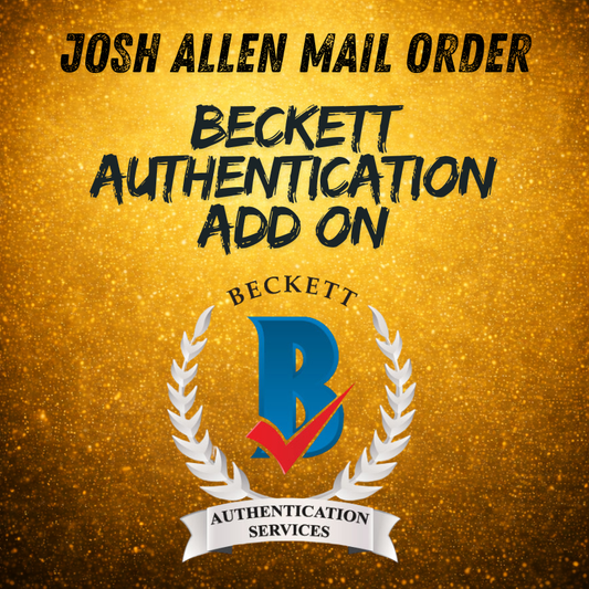 MAIL-ORDER: Josh Allen Authentication Add-On