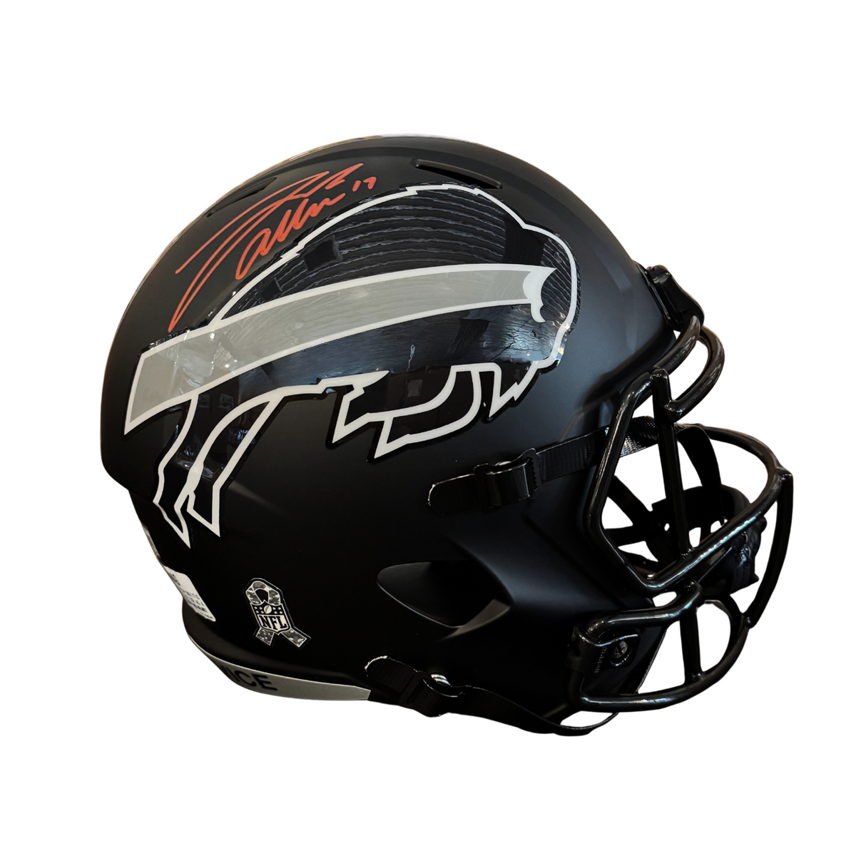 Josh Allen Signed Buffalo Bills Full Size '26 Salute to Service Speed Replica Helmet