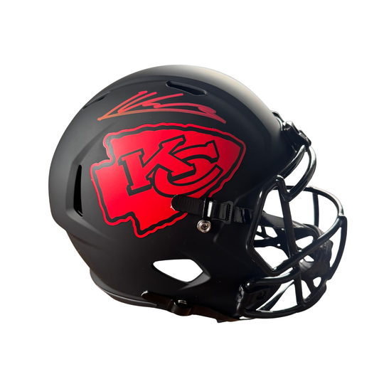 Kenneth Walker Signed Kansas City Chiefs Full Size Eclipse Speed Replica Helmet