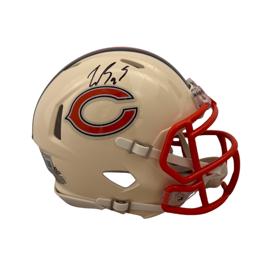 Luther Burden Signed Chicago Bears RETRO Speed Mini Helmet