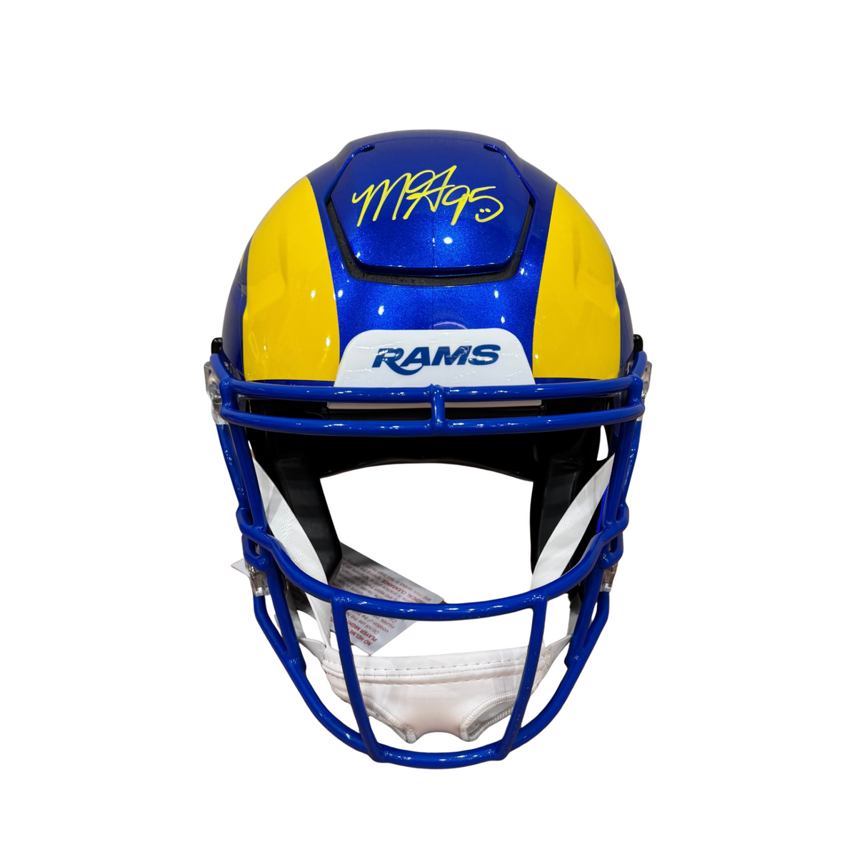 Myles Garrett Signed Los Angeles Rams Full Size Authentic SpeedFlex Helmet