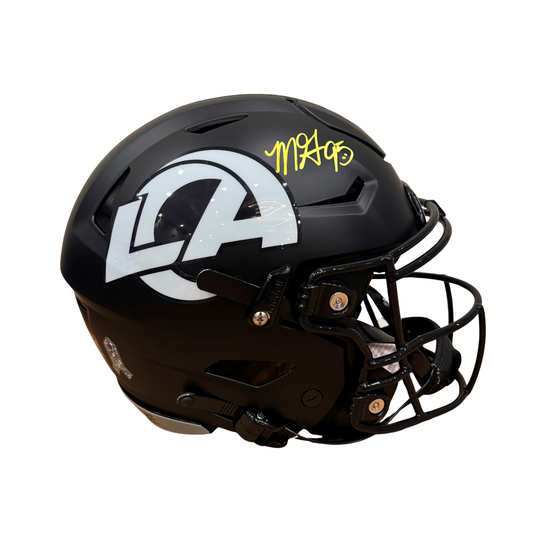 Myles Garrett Signed Los Angeles Rams Full Size '26 Salute to Service Authentic SpeedFlex Helmet