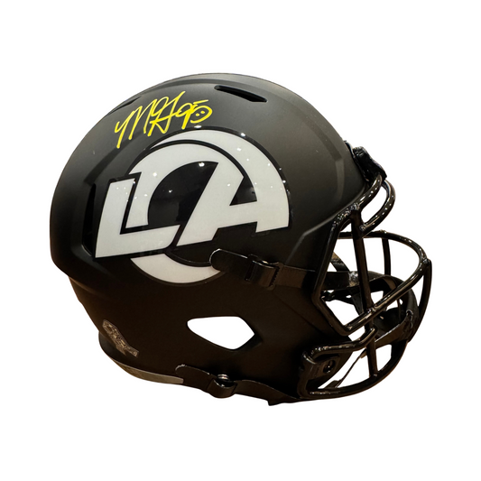Myles Garrett Signed Los Angeles Rams Full Size '26 Salute to Service Speed Authentic Helmet
