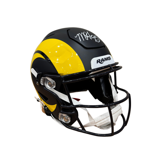 Myles Garrett Signed Los Angeles Rams Full Size Rivalries Authentic SpeedFlex Helmet