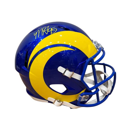 Myles Garrett Signed Los Angeles Rams Full Size Speed Replica Helmet