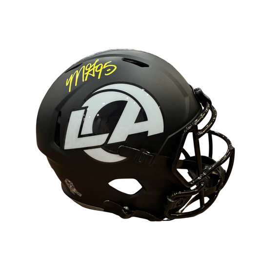 Myles Garrett Signed Los Angeles Rams Full Size '26 Salute to Service Speed Replica Helmet