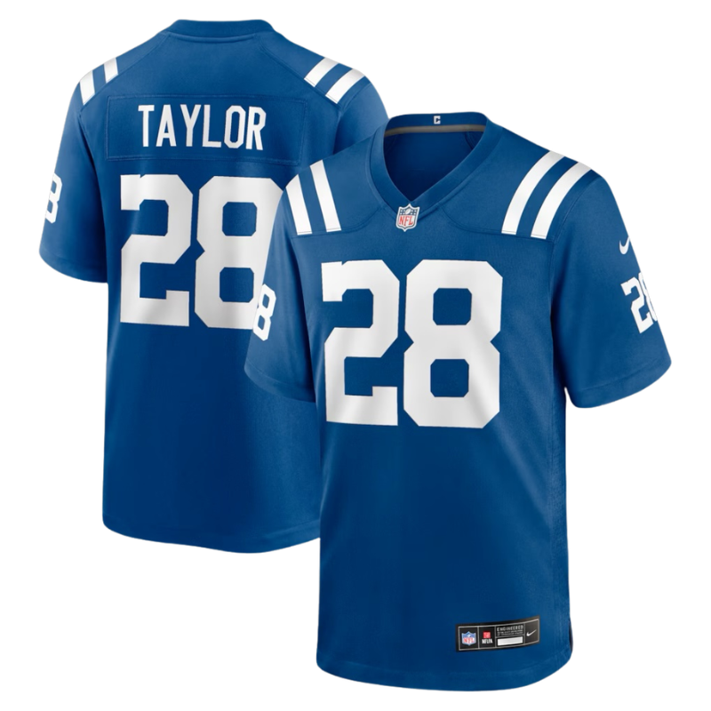 PRE-SALE: Jonathan Taylor Signed Nike Royal Game Jersey