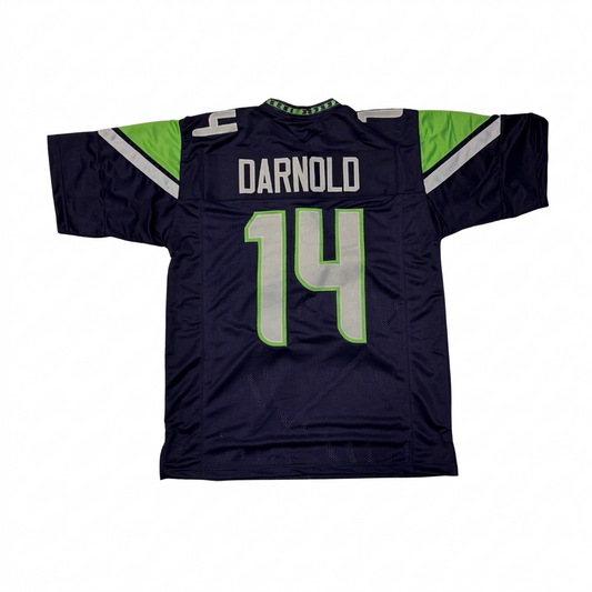 PRE-SALE: Sam Darnold Signed Custom Pro-Style Blue Home Jersey