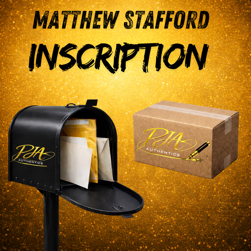 MAIL-ORDER: Matthew Stafford Inscription Add-On