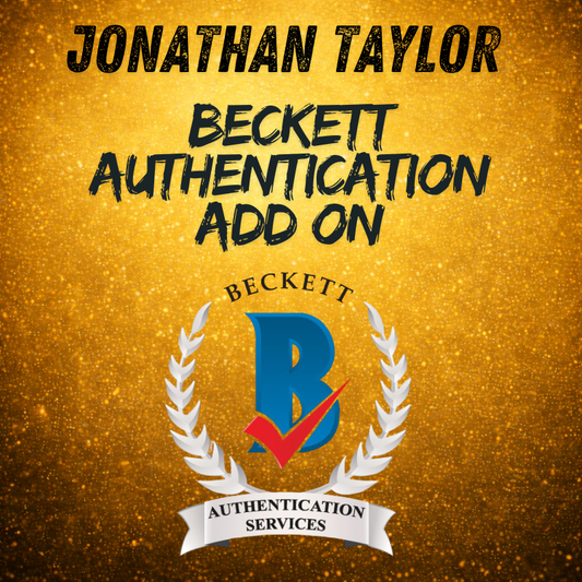 MAIL-ORDER: Jonathan Taylor Authentication Add-On